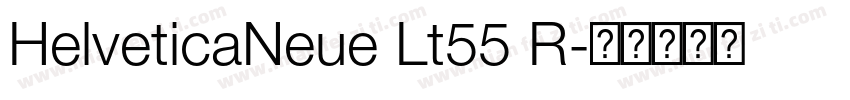 HelveticaNeue Lt55 R字体转换